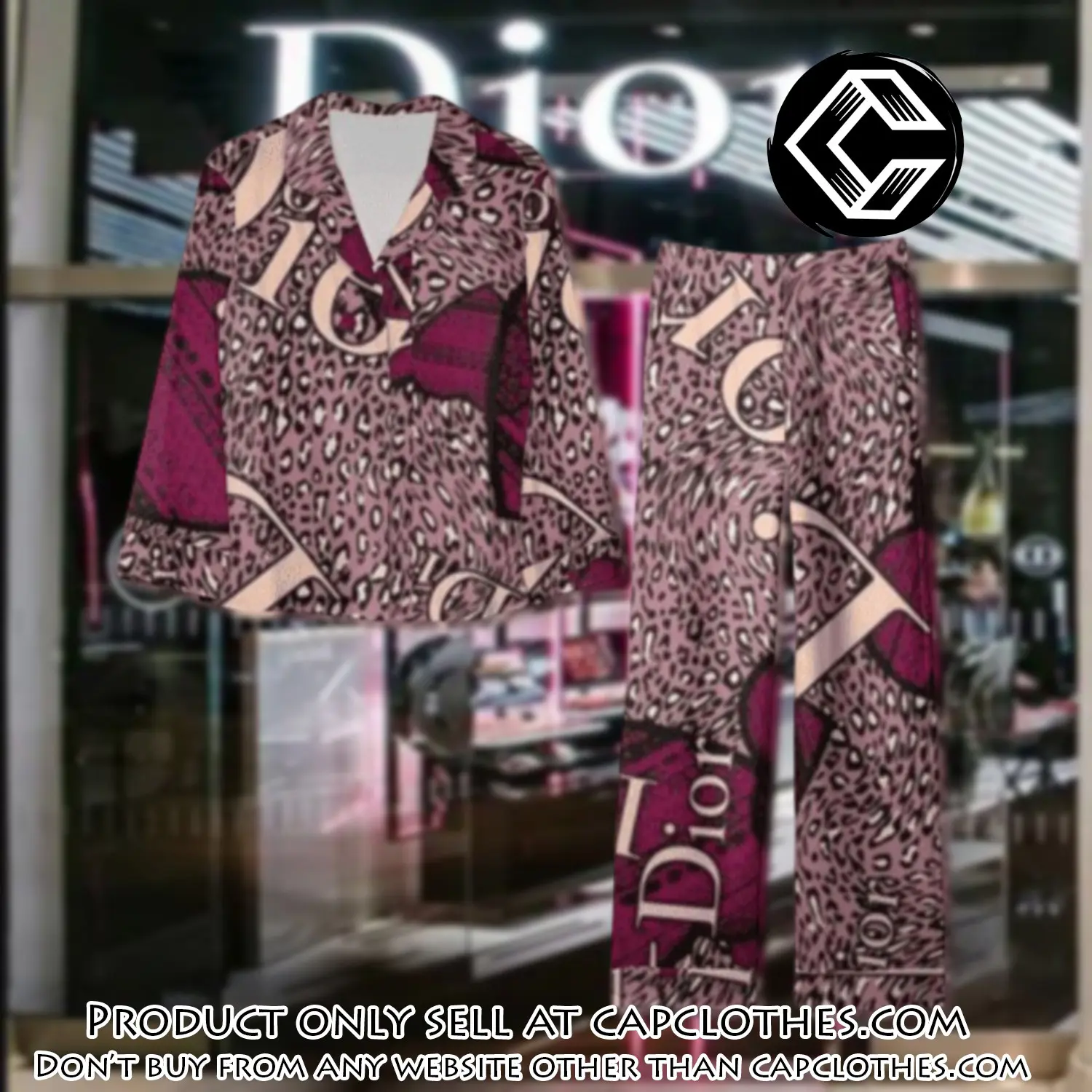 Trending luxury dior satin pajama set pjs1045 cc1827739